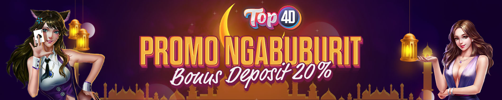 PROMO NGABUBURIT BONUS DEPOSIT 20% TOP4D